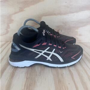 Asics - GT-2000 7 - Running Shoes - Black/Pink - Women's - 8 - 1012A147